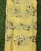 Eyecatching yellow Pure Chiffon Chinnon Fabric