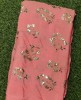Purish Pink Pure Chiffon Chinnon Fabric
