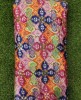 Multi Color Pure Chiffon Chinnon Printed Work Fabric