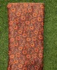 Brown Gaji Silk With Ajrakh Gaji Print