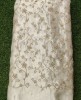 Off White Gaji Silk With Color Gaji Work
