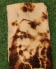 Different Apricot Color Georgette Fabric With Geo Crochet Tie Die Print