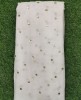 Eye Catching White Georgette Geo Dyeable Butti Work