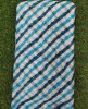 Spelendid Sky Blue Georgette Fabric Geo Print