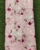 Lustry Light Mauve Georgette Fabric With Geo Print
