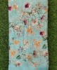 Splendid Sky Blue Georgette Fabric With Geo Print