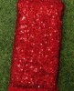 Eye Catching Red Georgette Fabric With Georgette Sequence Work