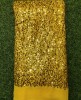 Yellow Georgette Fabric With Georgette Sequence Work