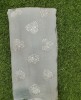 Graftyfying Grey Georgette Fabric With Geo Work