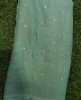 Pale Green Georgette With Georgette Butti Work