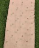 Decent Light Peach Georgette With Georgette Butti Work