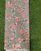 Graftyfying Grey Georgette Fabric With Poly Geo Print