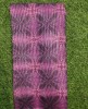 Magenric Magenta Georgette Fabric With Polyster Work Print