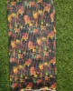 Black Georgette Fabric With Astonishing Polyster Work Print