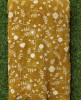 Eye Catching Orange Georgette Fabric With Semi Geo Work