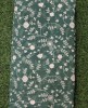 Dazzling Dark Teal Color Georgette Fabric With Semi Geo Work