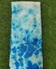 Hypnotic Sky Blue Georgette Fabric With Semi Geo Work