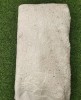 White Lakhnavi Fabric With Flat Lakhnavi Work