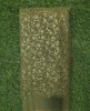 Mehendi Green Lakhnavi Fabric With Geo Color Lakhnavi Work