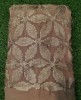 Brown Lakhnavi Fabric With Geo Color Lakhnavi Work