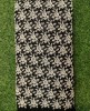 Black Lakhnavi Fabric With Geo Color Lakhnavi Work