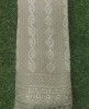 Olive Gray Lakhnavi fabric With Geo Lakhnavi Batik Work