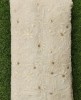 White Lakhnavi Fabric With Geo Lakhnavi Work
