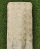 White Lakhnavi Fabric With Geo Lakhnavi Work