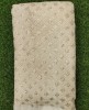 White Lakhnavi Fabric With Geo Lakhnavi Work