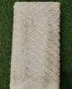 White Lakhnavi Fabric With Geo Lakhnavi Work
