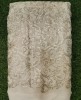 White Lakhnavi Fabric With Geo Lakhnavi Work