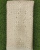 White Lakhnavi Fabric With Geo Lakhnavi Work