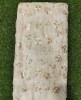 White Lakhnavi Fabric With Geo Lakhnavi Work