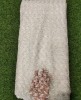 White Net Fabric With Net Wok