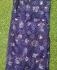 Purple Net Fabric With Net Wok