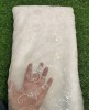 White Organza Fabric With Organza Work