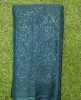 Green Organza Fabric With Organza Work