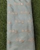 Fabulous Grey Organza With Organza Butti Work