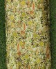 Modal Print Olive Green Satin Fabric