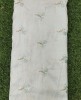 Grayish Green Silk Fabric With Astonishing Silk Work