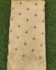 Lustry Light Brown Silk Fabric With Silk Work
