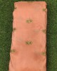 Craftyfying Cream Silk Fabric With Silk Work