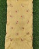 Astonoshing Yellow Upada Fabric With Upada Work
